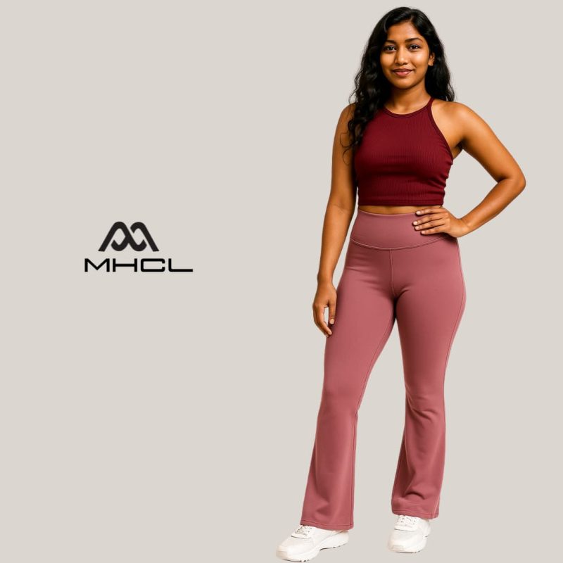 ATLANTA RIBBED FITTED CROP TOP - Image 2