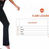 HIGH-WAISTED FLARE LEGGINGS - Comfortable - Image 7