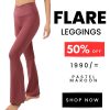 HIGH-WAISTED FLARE LEGGINGS - Comfortable - Image 5