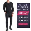 V-NECK LONG SLEEVES T-SHIRT - Image 2