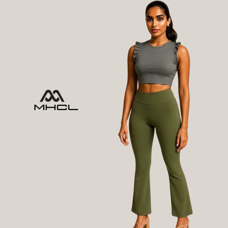 French Frill Crop Top