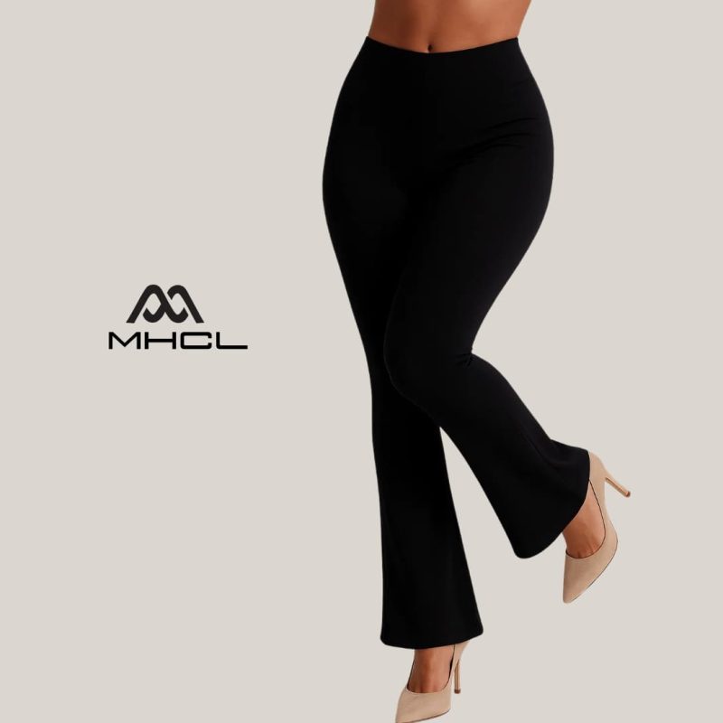 HIGH WAISTED TUMMY CONTROL FLARE LEGGINGS - Image 2