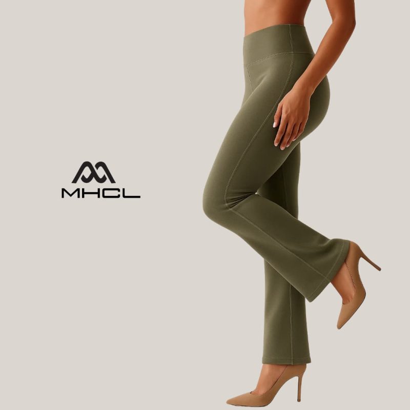 HIGH WAISTED TUMMY CONTROL FLARE LEGGINGS