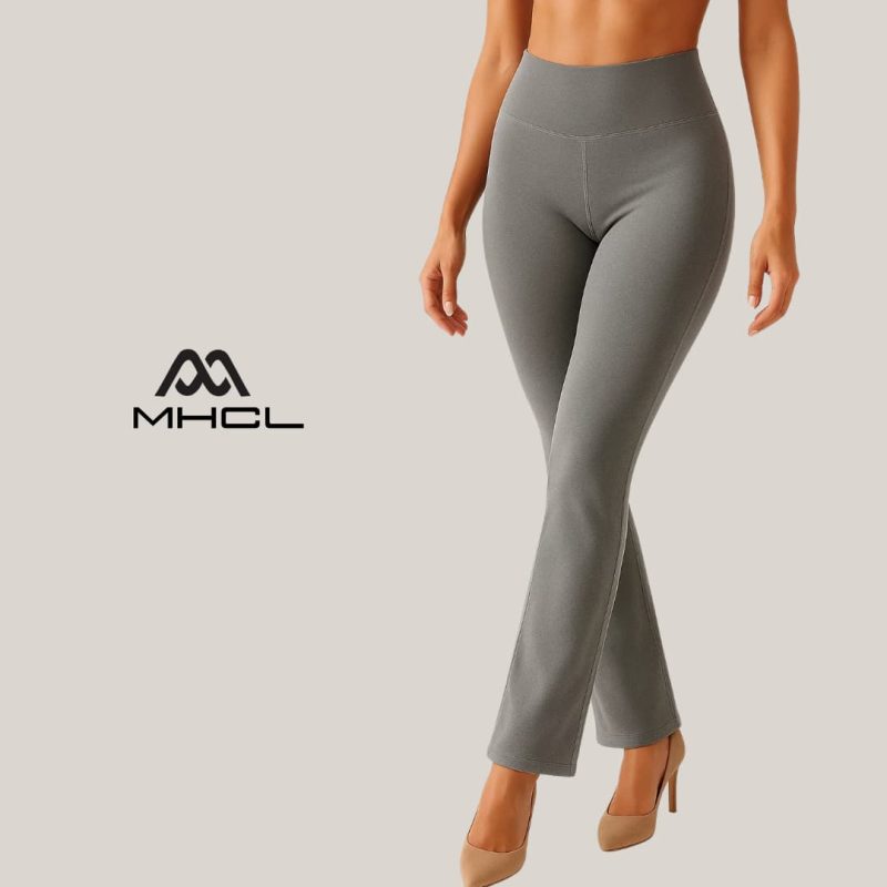 HIGH WAISTED TUMMY CONTROL FLARE LEGGINGS - Image 3