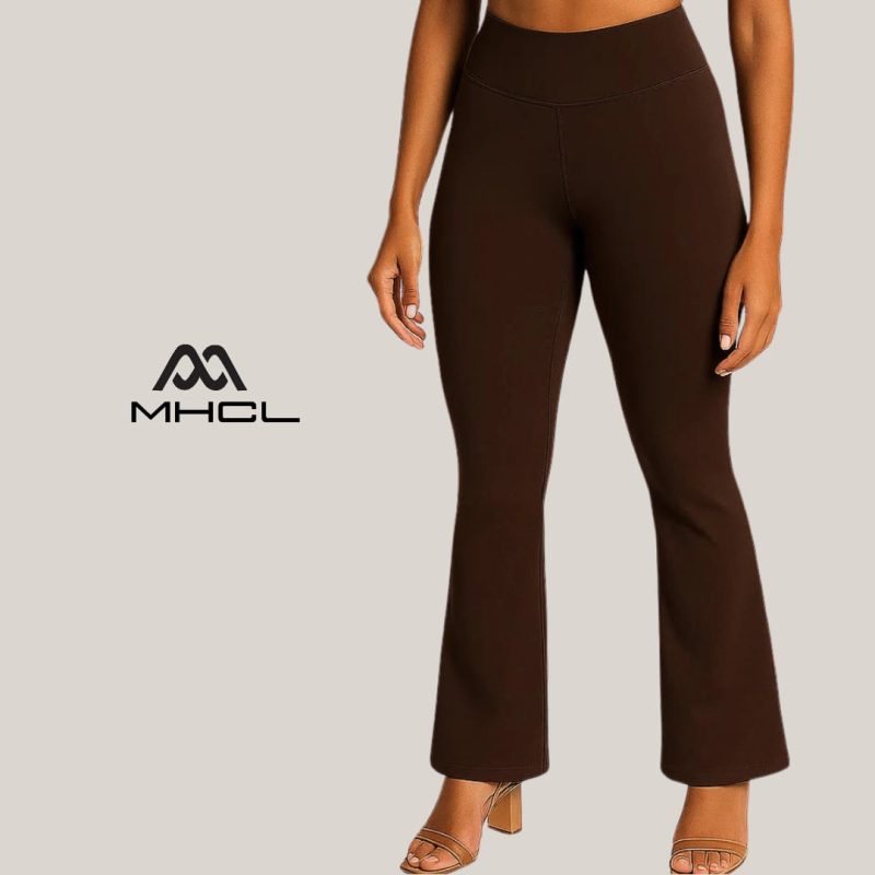 HIGH WAISTED TUMMY CONTROL FLARE LEGGINGS - Image 5