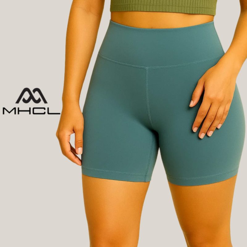 HIGH WAISTED TUMMY CONTROL GYM SHORTS - Image 3