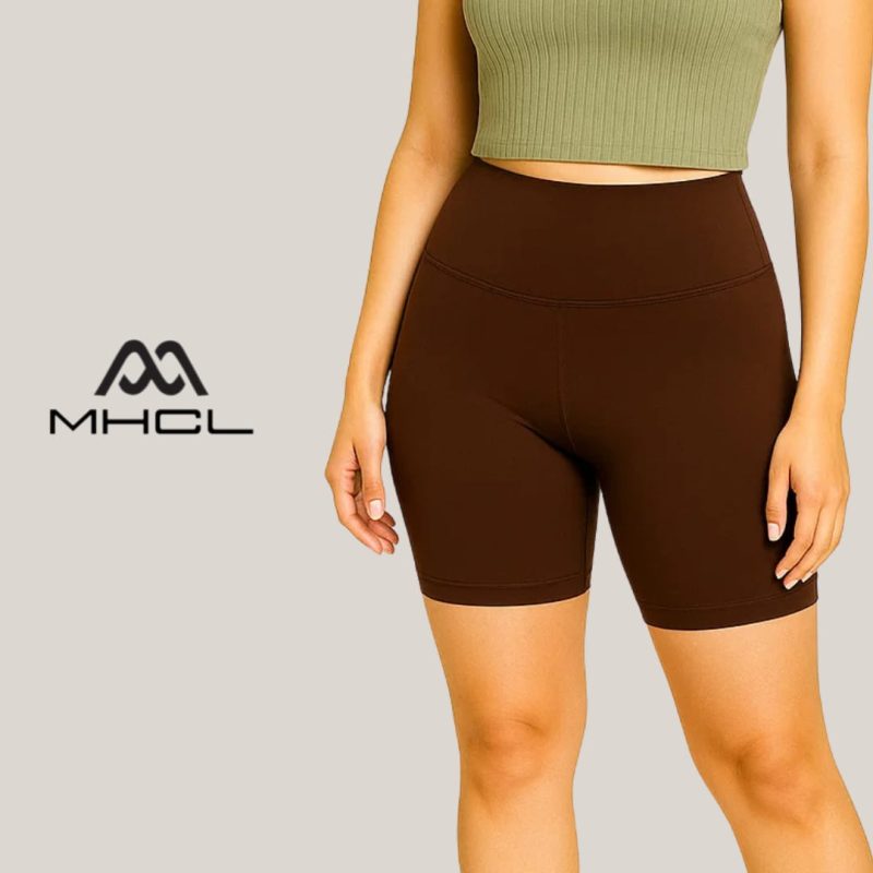 HIGH WAISTED TUMMY CONTROL GYM SHORTS - Image 2